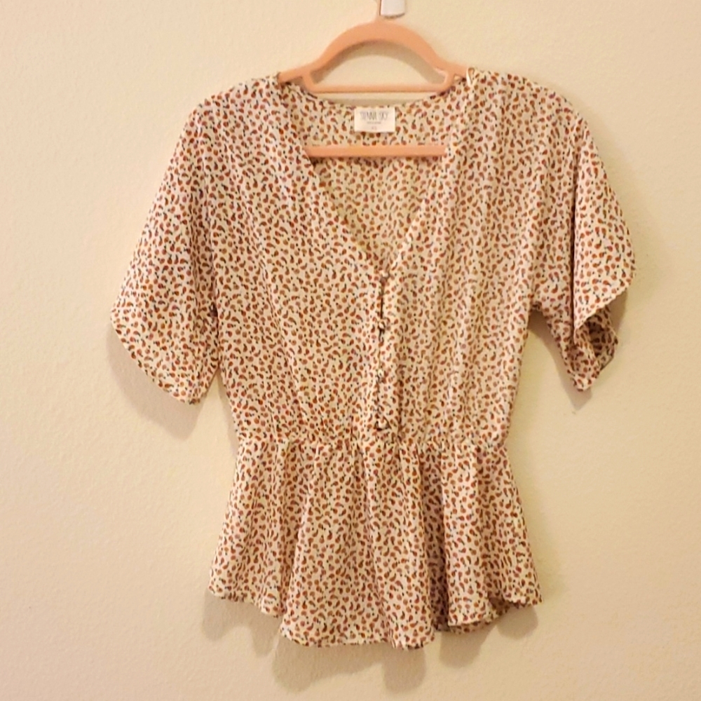 SEINNA sky rose top